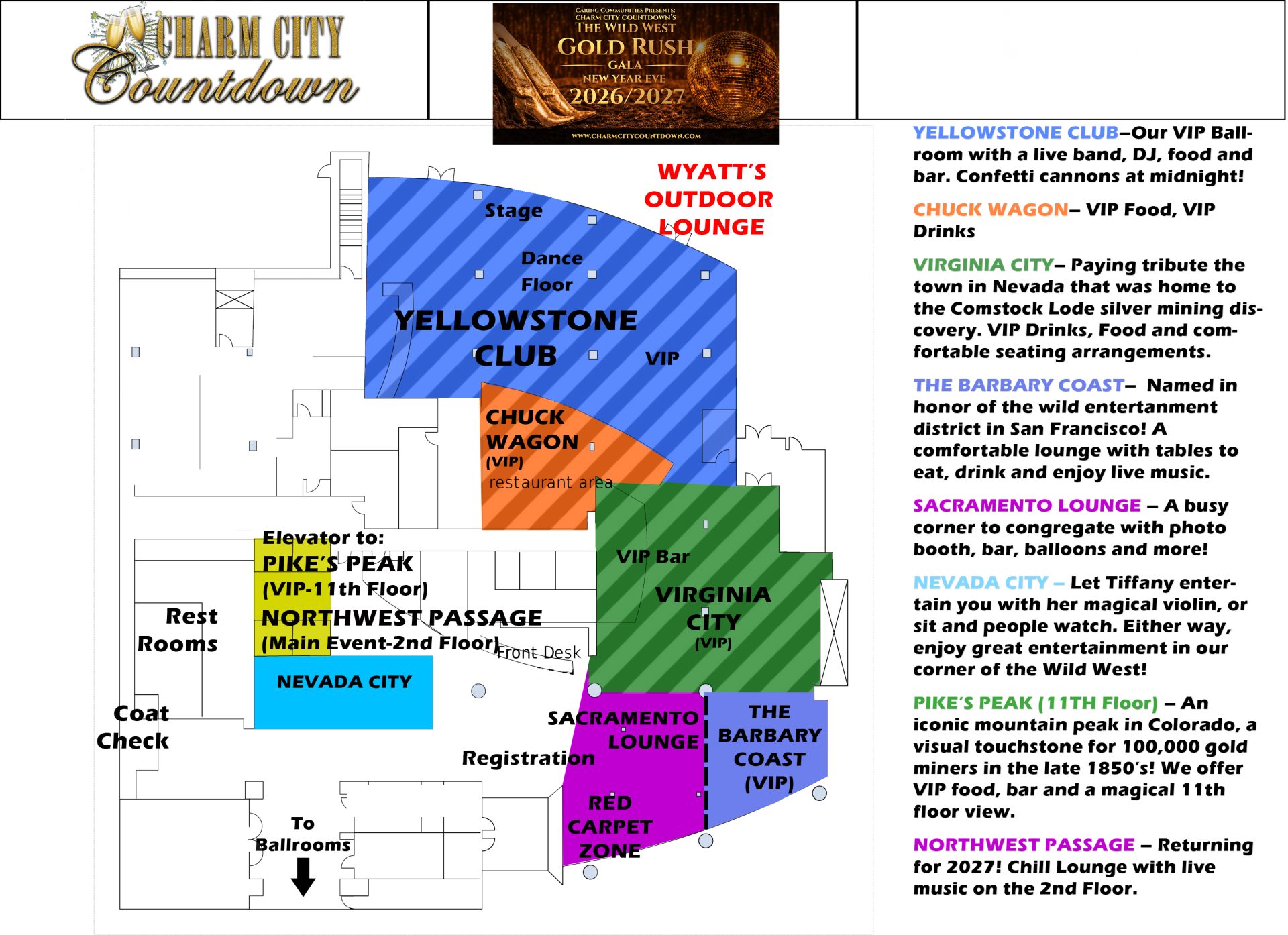 NEW YEAR'S EVE FLOOR PLAN RIGHT SIDE
